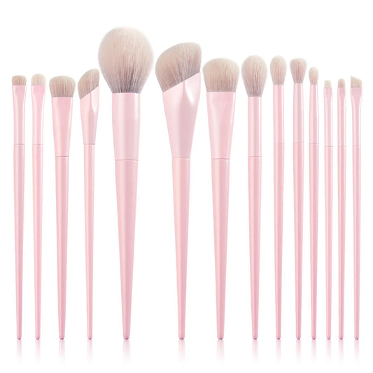 HenaBeauty™ - Crystal Pink Makeup Brush Set